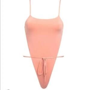 Monica Hansen Beachwear NWT One Piece in Pink Panther‎ Size X-Small MRSP $240
